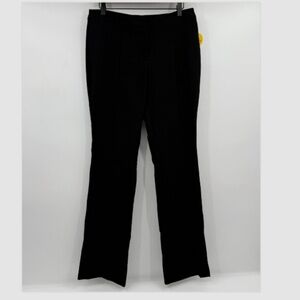 Forever 21 Slacks Women Large NEW Black Straight Leg Dress Pant Office Stretch